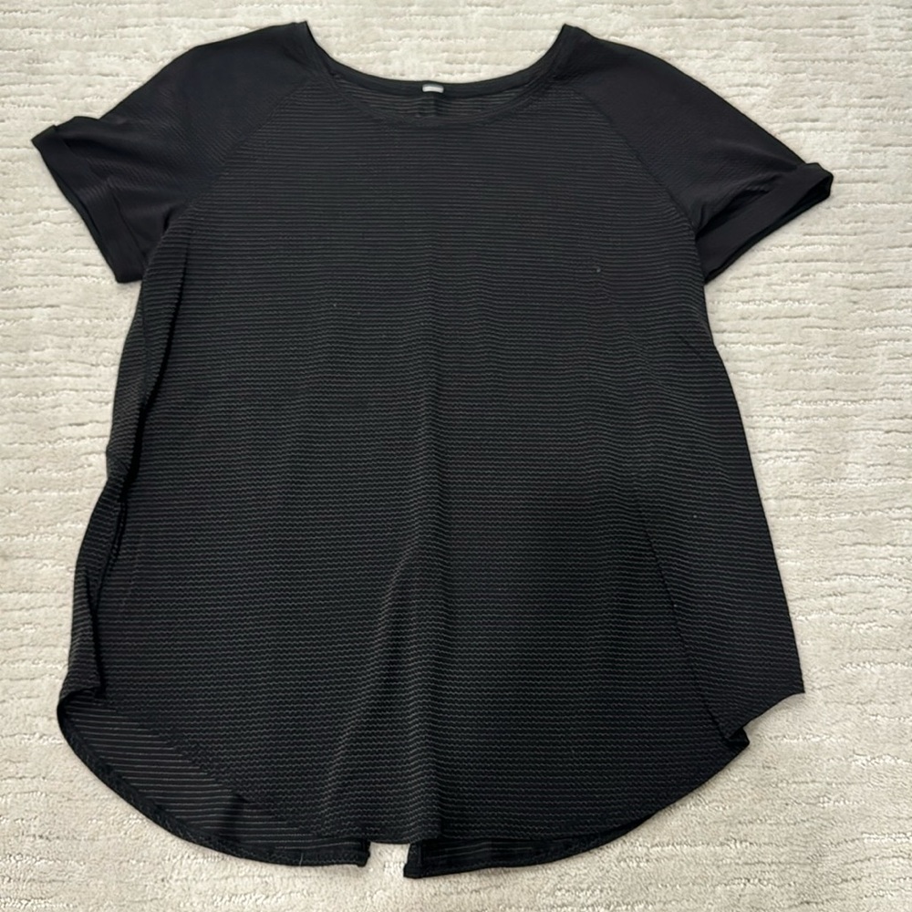 Lululemon Long Distance Tie Back Short Sleeve